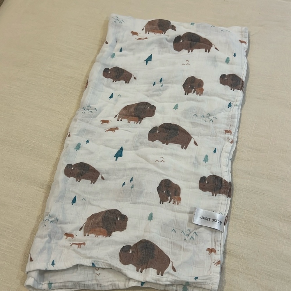Angel dear buffalo swaddle